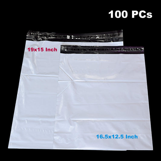 Poly Mailing Bags: Waterproof Self-Sealing Mailers - Lightweight, Tear-Resistant, Multiple Sizes for Clothing and Documents