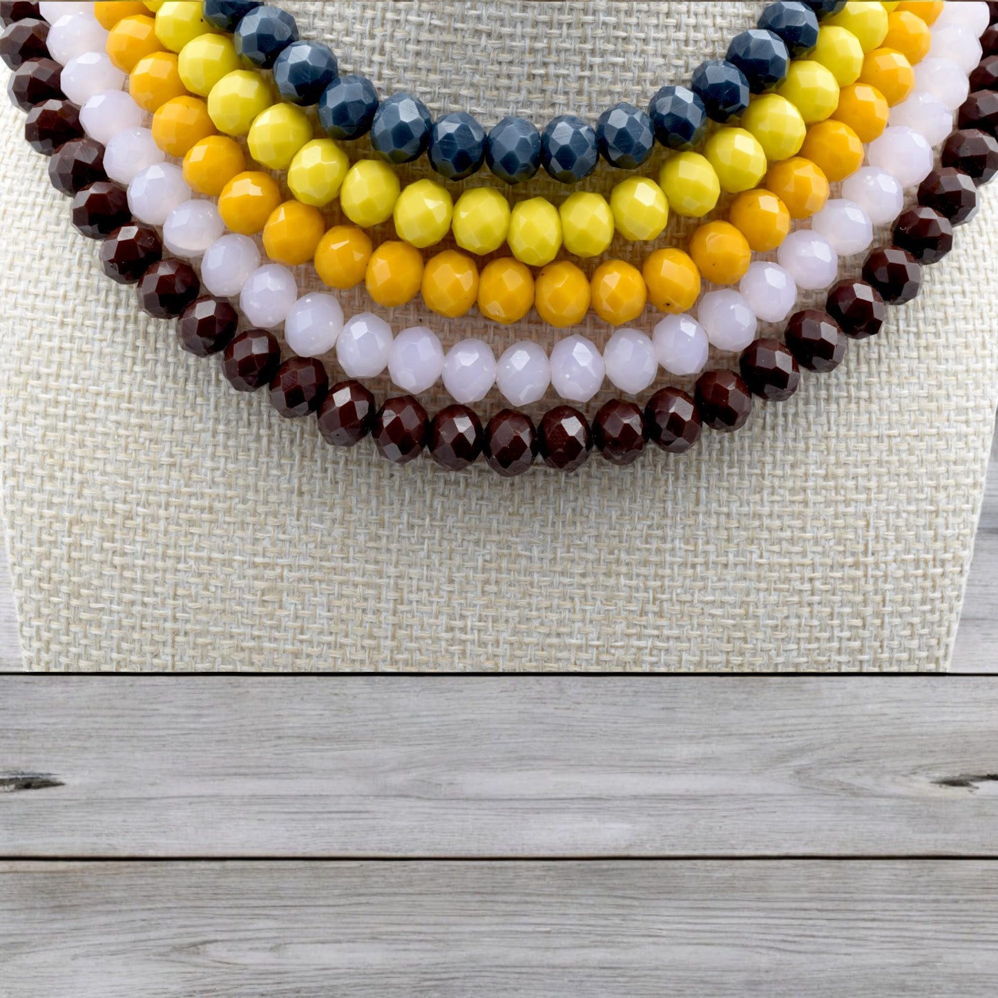 Colorful Faceted Crystal Rondelle Beads | 8mm Glass Beads for Jewelry Making | Multicolor DIY Craft Supplies. jewelry maki...