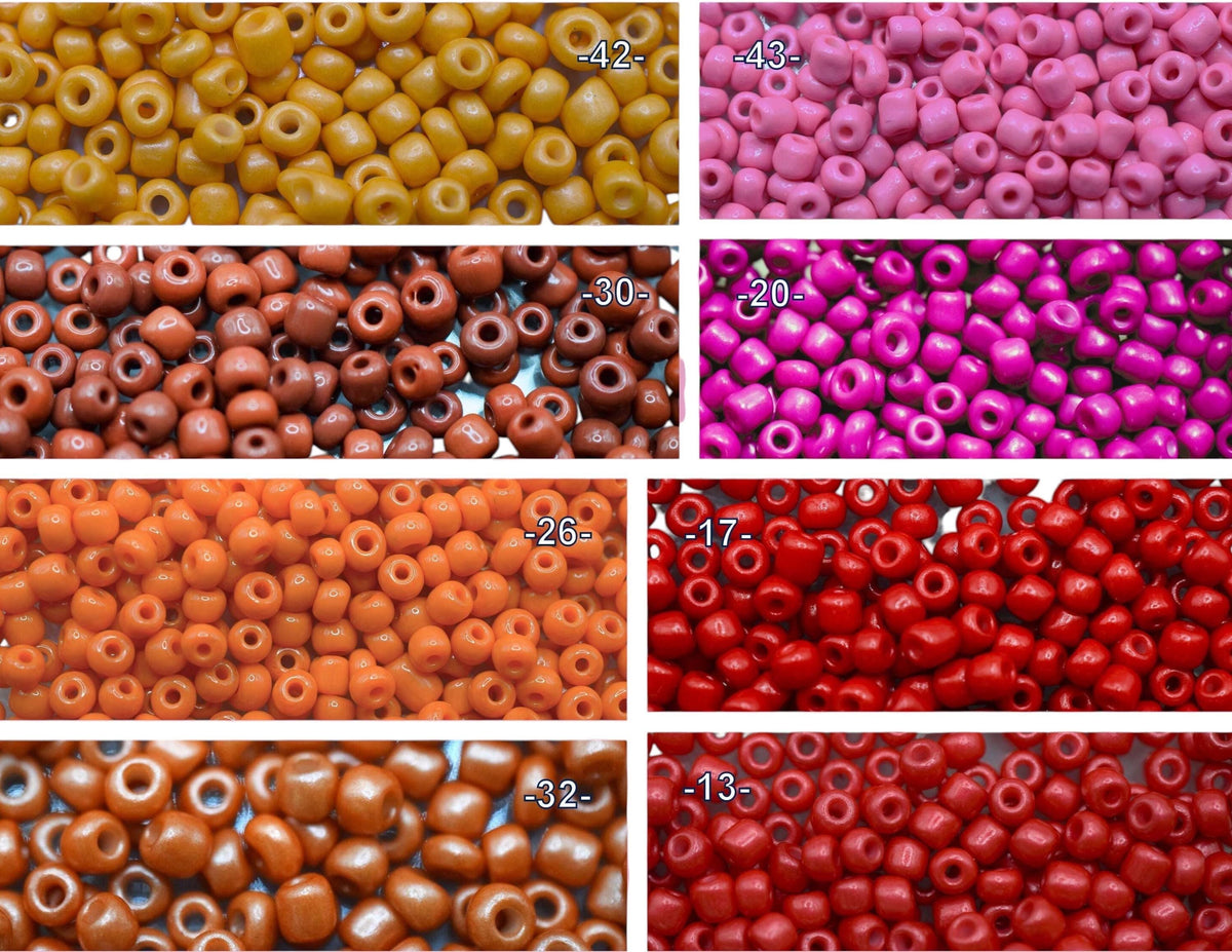 Glass Seed Beads – Size 6/0 Round Beads for DIY Jewelry Making, Earring, Bracelet, Necklace, Waist Beads, Anklets, Craft S...