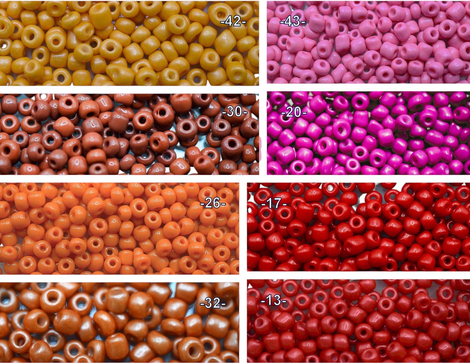 Glass Seed Beads – Size 6/0 Round Beads for DIY Jewelry Making, Earring, Bracelet, Necklace, Waist Beads, Anklets, Craft S...