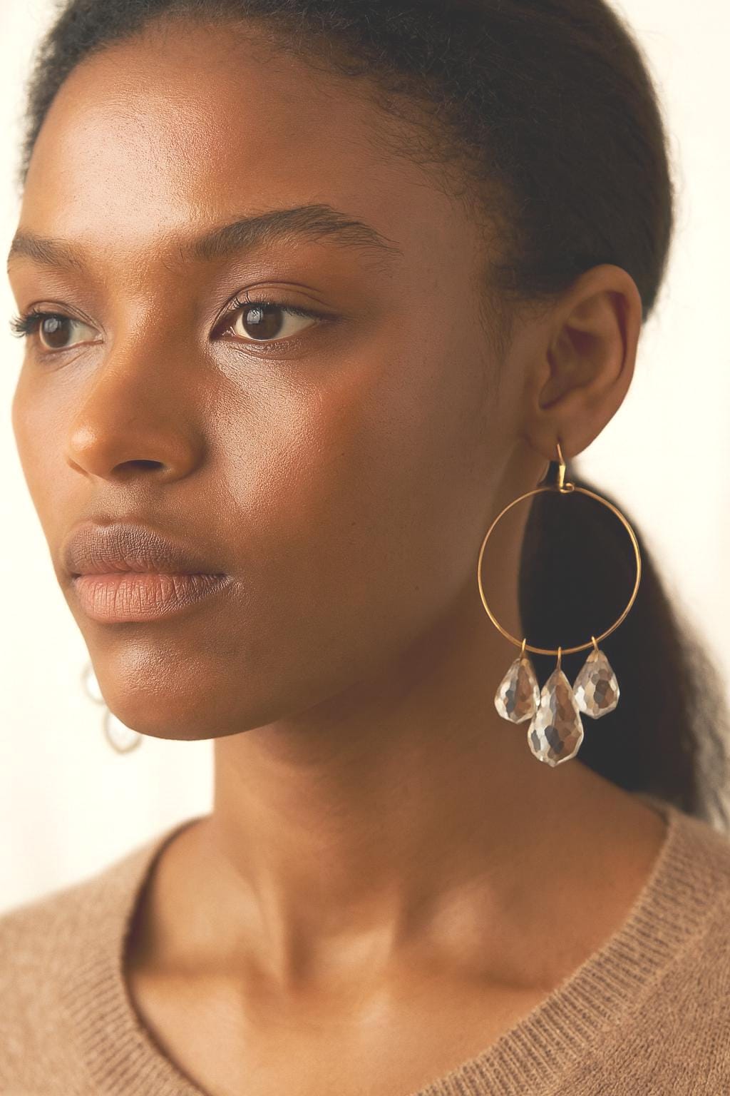 18k Gold Filled Alternative Hoop Earring Bases: Classic and Statement Styles, Durable Gold Tone (20-50mm, 0.8mm Thickness)