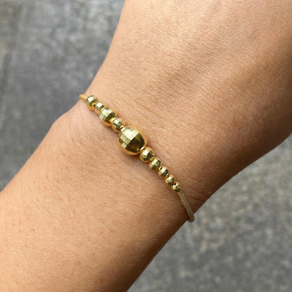 18k Gold Filled Alternative Beads Square Cut, Multi-Size 4-12mm (Electroplated Base, Tarnish Resistant, Jewelry Components)
