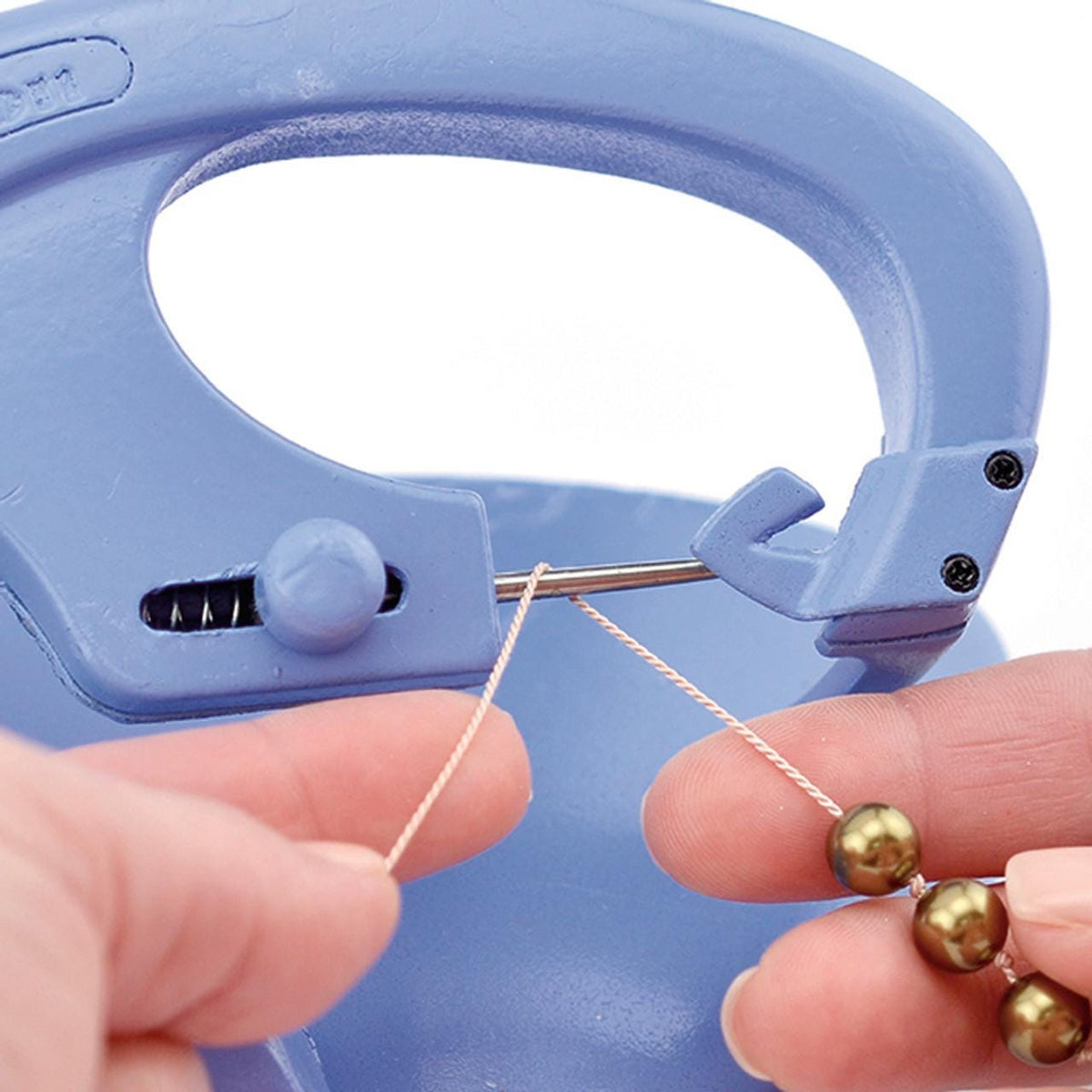 Knot-A-Bead Jewelry Knotting Tool Make Professional Hand-Knotted Necklaces and Bracelets and Anklet Easily