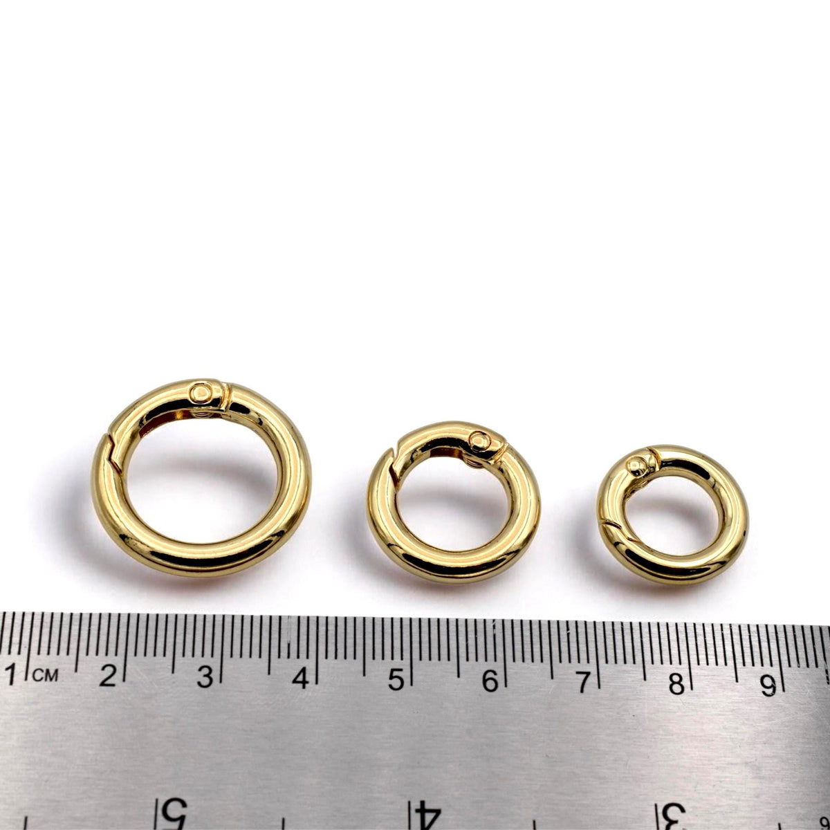 swivel round spring clasp sizes