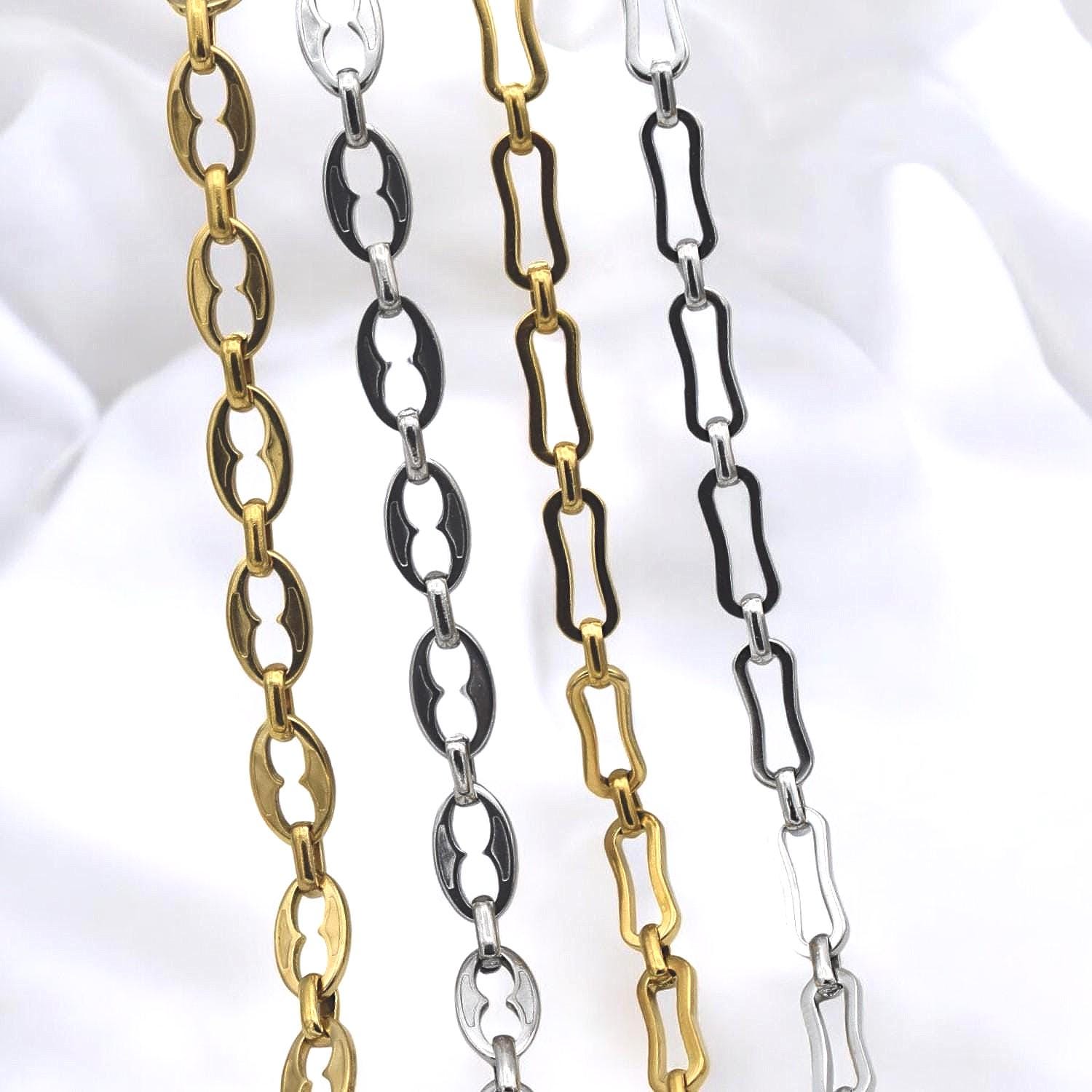 High-quality stainless steel chain with tarnish-resistant finish for everyday wear