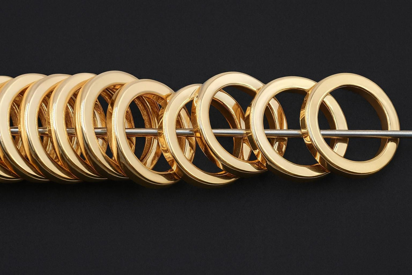 Closed Jump Rings: Square Wire Design - Tarnish Resistant, Micro Gold Layered, Copper Core Findings for Jewelry