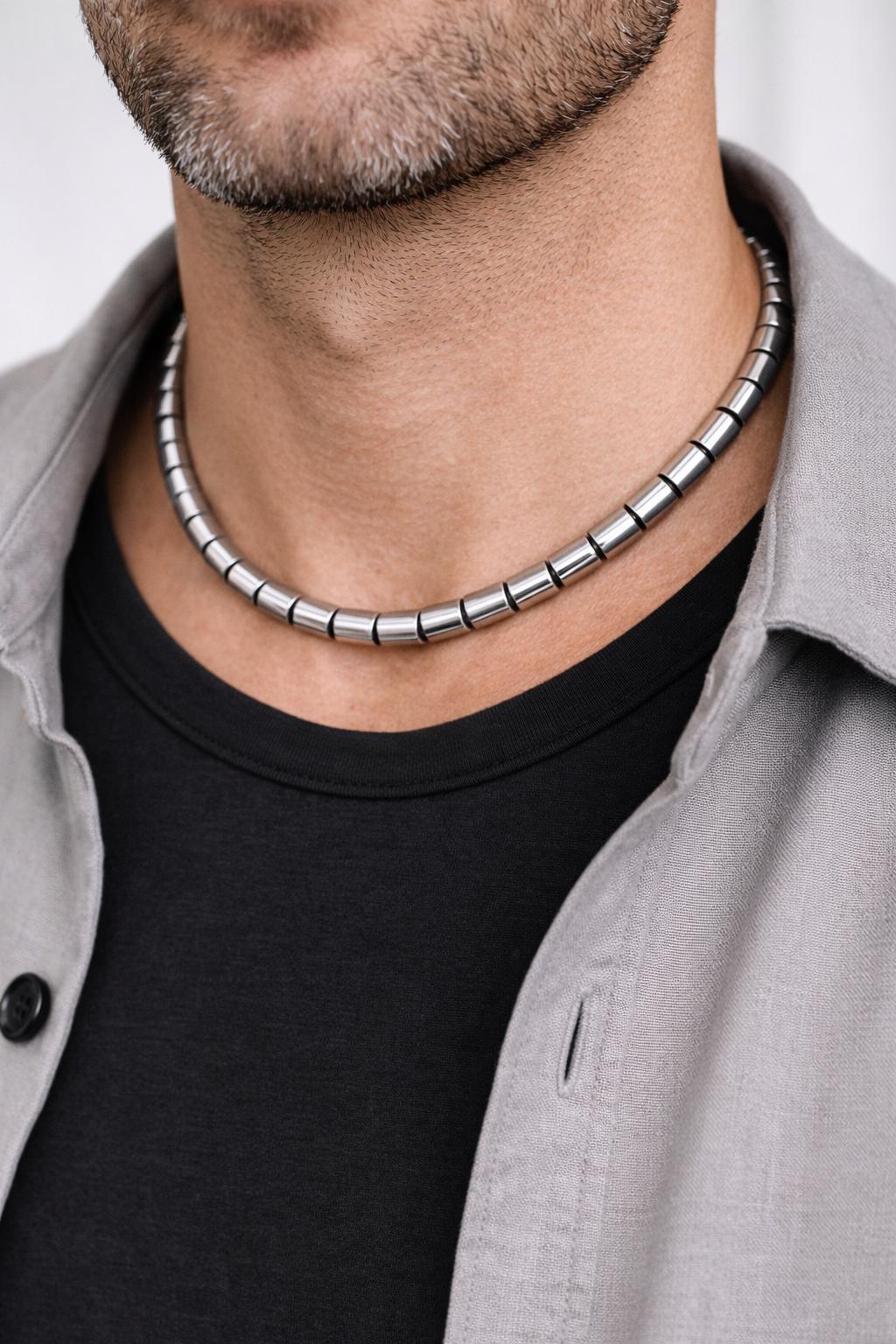 Plain Tube Spacer Silver Beads: Multi-Size Stainless Steel Cylinders, Durable Finish | Jewelry Making, Bulk Supply | 20 Pieces Set