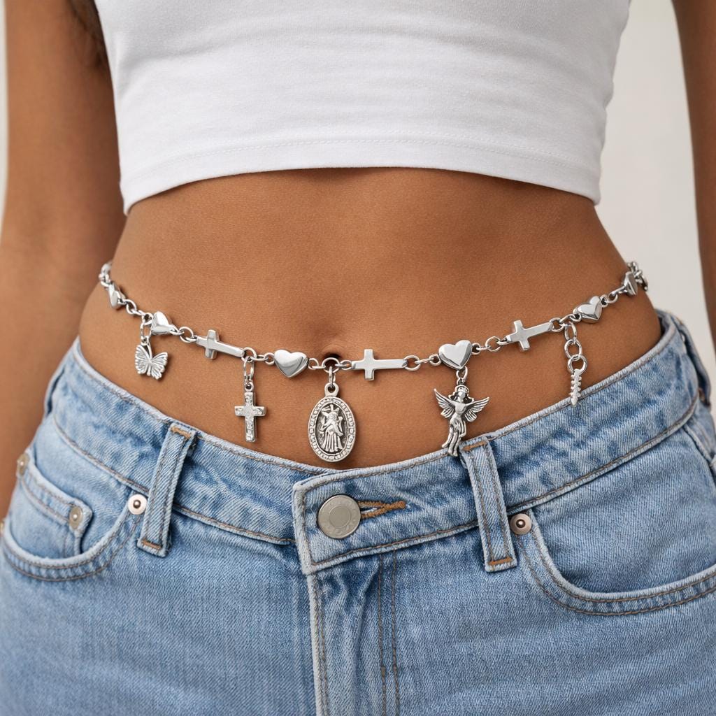Stainless Steel Star Heart Cross Chain: Mixed Metal Paperclip Links for Jewelry Design (Gold Plated, Silver Tone, Bulk Lengths)
