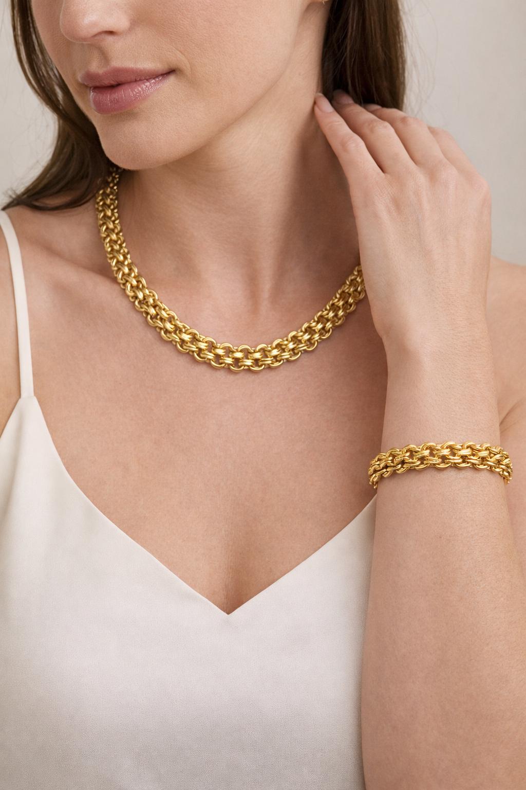 Chain By The Yard: Textured Oval Link Chain - Heavy Duty, Tarnish Resistant Gold & Silver Plated, Hypoallergenic Metal for Jewelry