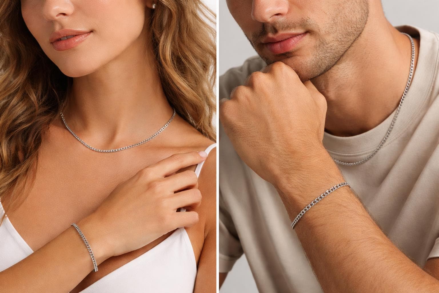 Chain By The Yard Stainless Steel Jewelry Supply: Modern Saturn Cable Design, Polished Finish (1.5mm-2.25mm, Tarnish Resistant)