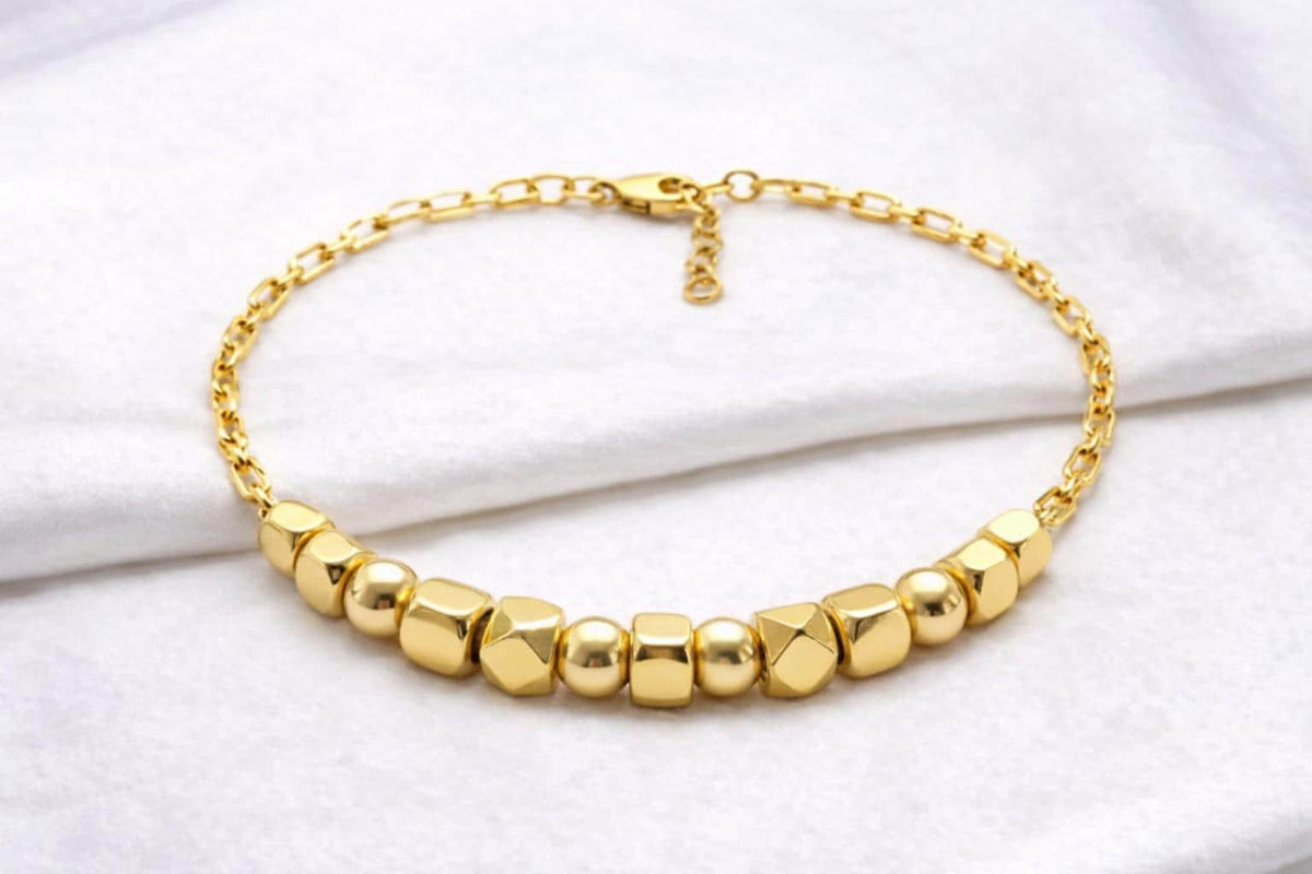 Cube Hexagon Beads - Faceted Spacer Beads Gold Filled Alternative - Tarnish-Resistant Finish, 2mm to 6mm, Jewelry Making