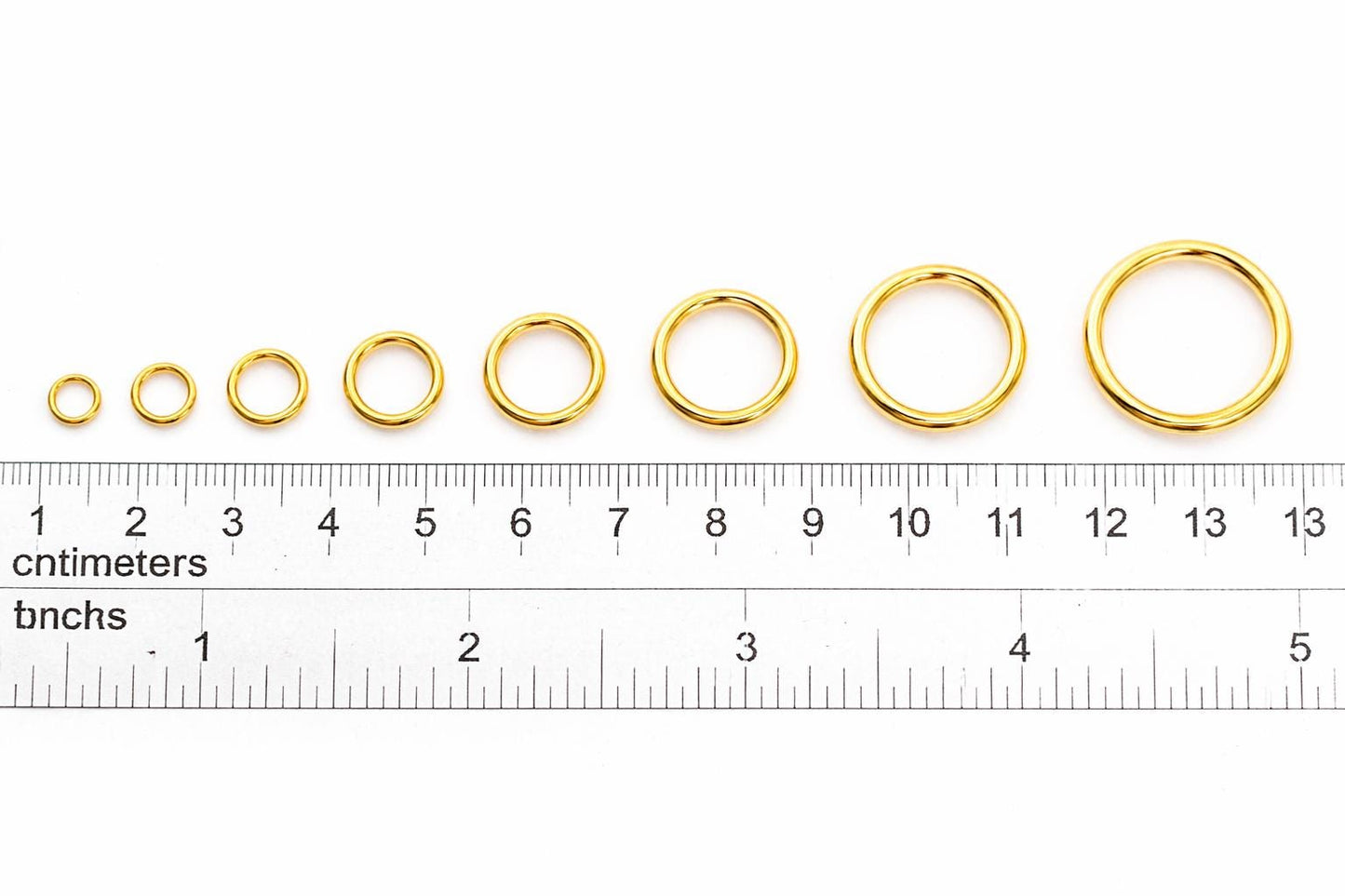 Gold Jump Rings Jewelry Findings: Luxury Gold Look, Tarnish Resistant (Open & Closed Styles, 2mm-12mm, Durable Materials)