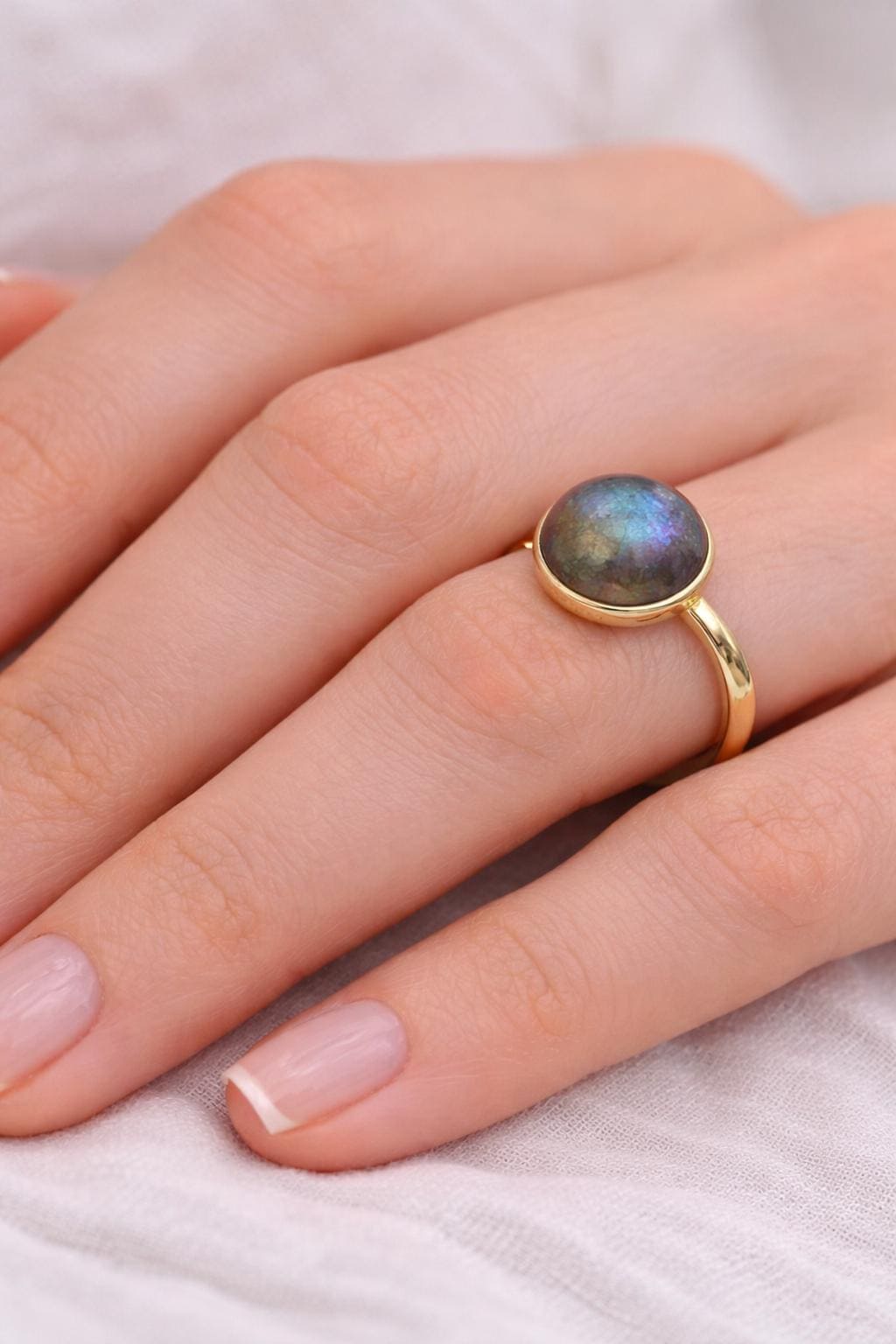 Adjustable Gold Tone Ring Base Blank: Stainless Steel Flat Pad for DIY Jewelry Making
