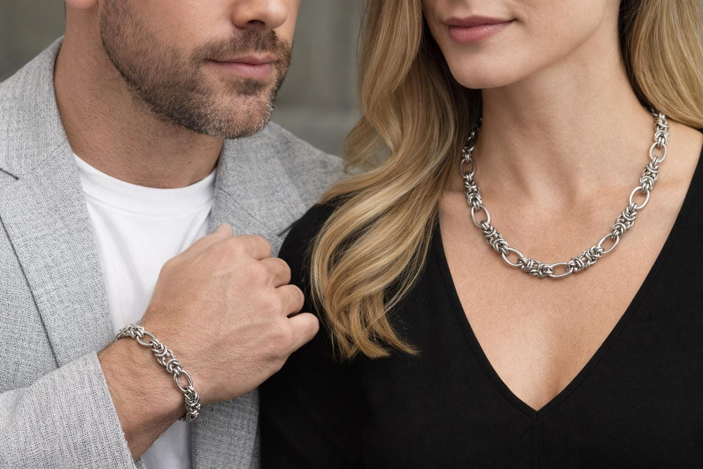 Chain By The Yard: Textured Oval Link Chain - Heavy Duty, Tarnish Resistant Gold & Silver Plated, Hypoallergenic Metal for Jewelry
