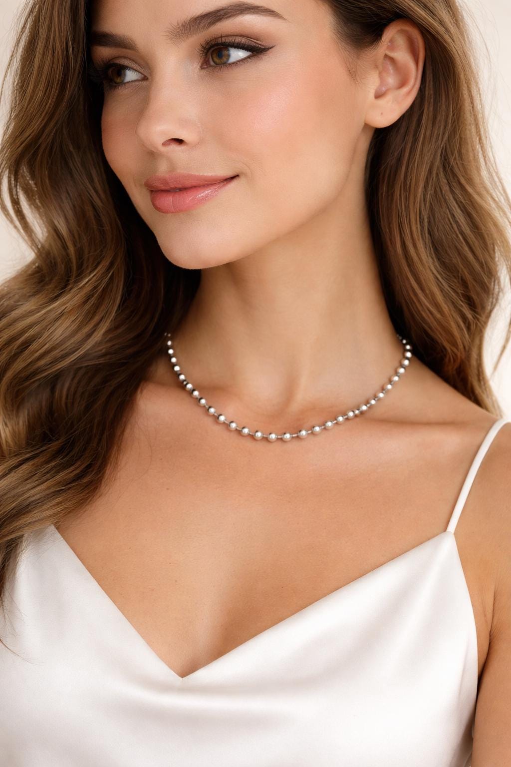Chain For Jewelry: Stainless Steel Paper Clip, Ball & Link Chains | Silver Tone, Customizable | Sold By The Yard Or Roll
