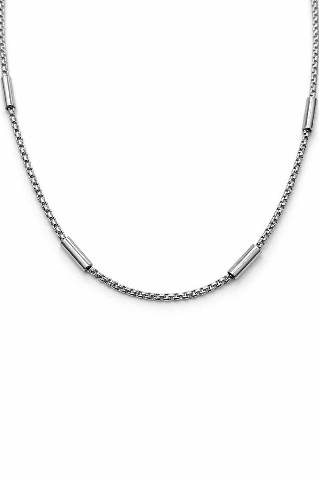 Link Chain Bar Jewelry - Stainless Steel Silver Tone Chains - Cable Snake Box Styles, Bulk Lengths, DIY Crafting