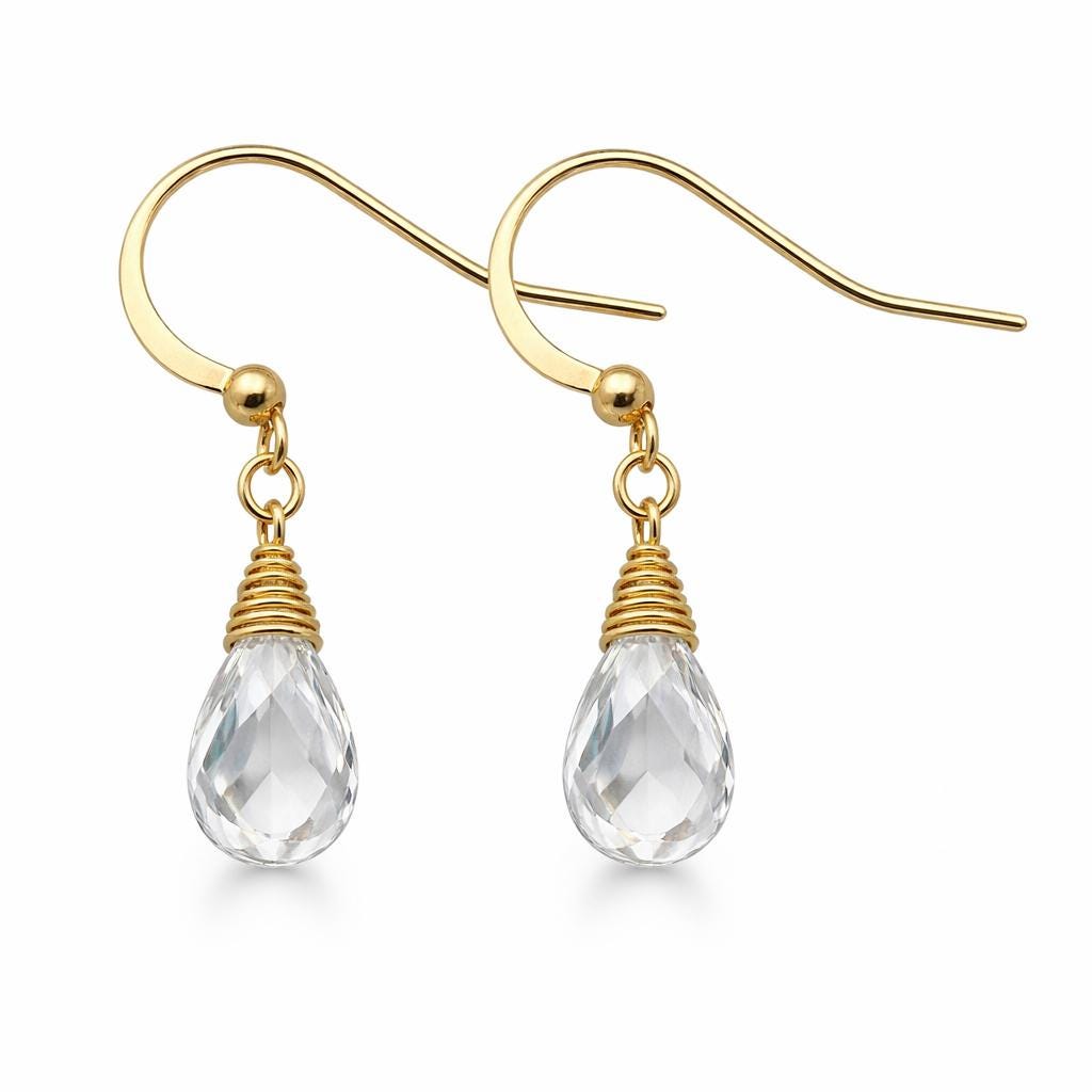 Gold Filled Earring Wires - 14k Threader Hooks - Secure Fit, Lightweight Design, Gold Tone for Jewelry Making