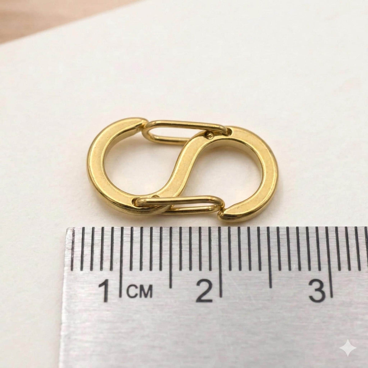 S Shaped Clasp Double Lock Hook: Gold & Silver Stainless Steel, Rust Resistant | Jewelry Findings, Secure Hold | 20x10mm