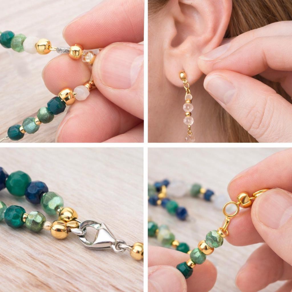 Gold Stainless Steel Crimp Cover Beads, Polished Finish, Jewelry Making DIY (3-5mm)