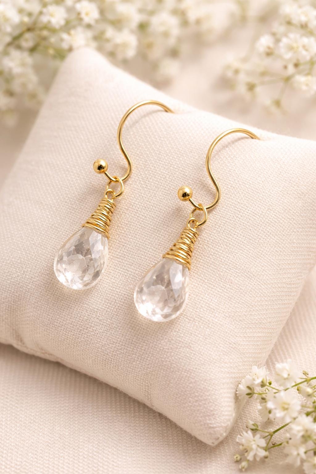Gold Filled Earring Wires - 14k Threader Hooks - Secure Fit, Lightweight Design, Gold Tone for Jewelry Making