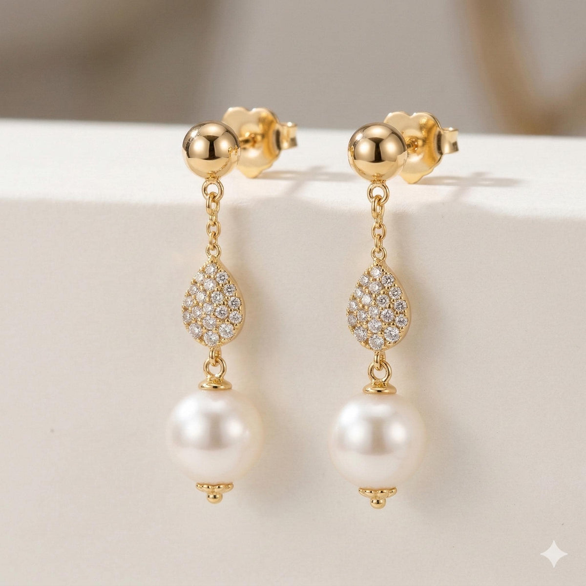 Ball Stud Earrings - Gold Filled Alternative Multiple Sizes, Minimalist Round Design - Hypoallergenic, Everyday Wear