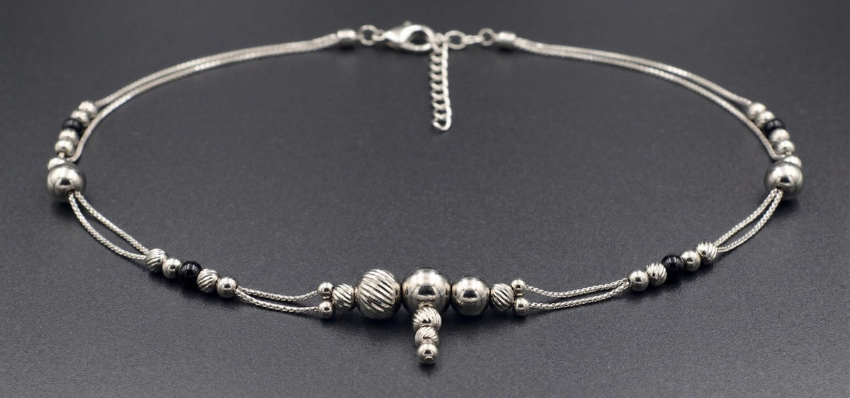 Diamond Cut Beads - Mixed Size Stainless Steel Spacers - Silver Tone Round Balls, Smooth & Textured, Jewelry Craft __etsy:7843404354