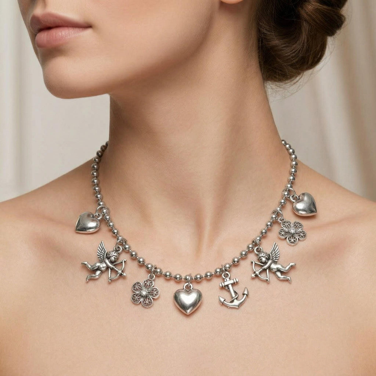 Chain For Jewelry: Stainless Steel Paper Clip, Ball & Link Chains | Silver Tone, Customizable | Sold By The Yard Or Roll