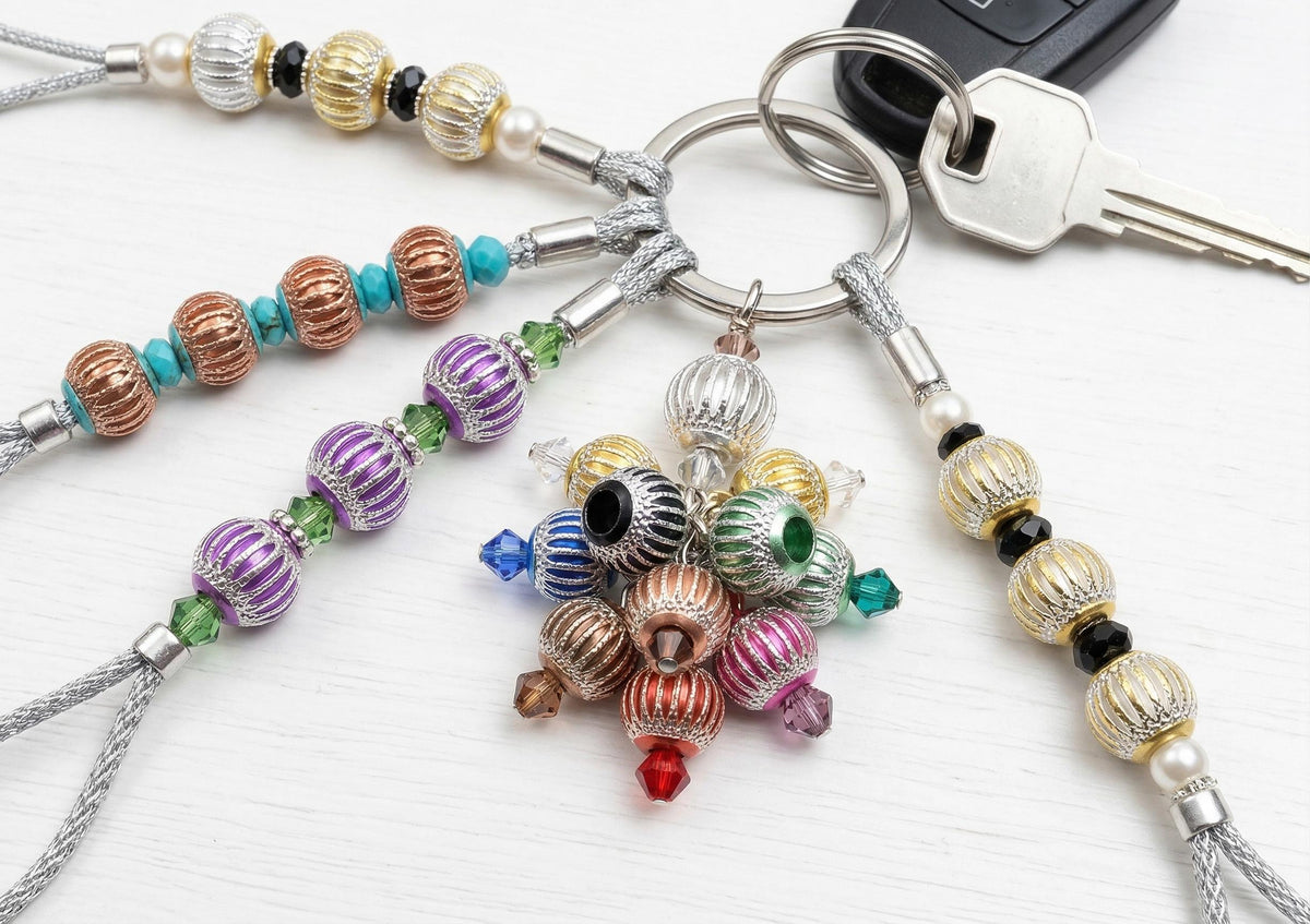 European Large Hole Beads: Mixed Sizes Aluminum Round Spacers - Jewelry Craft Supplies, Big Hole Fit Charms