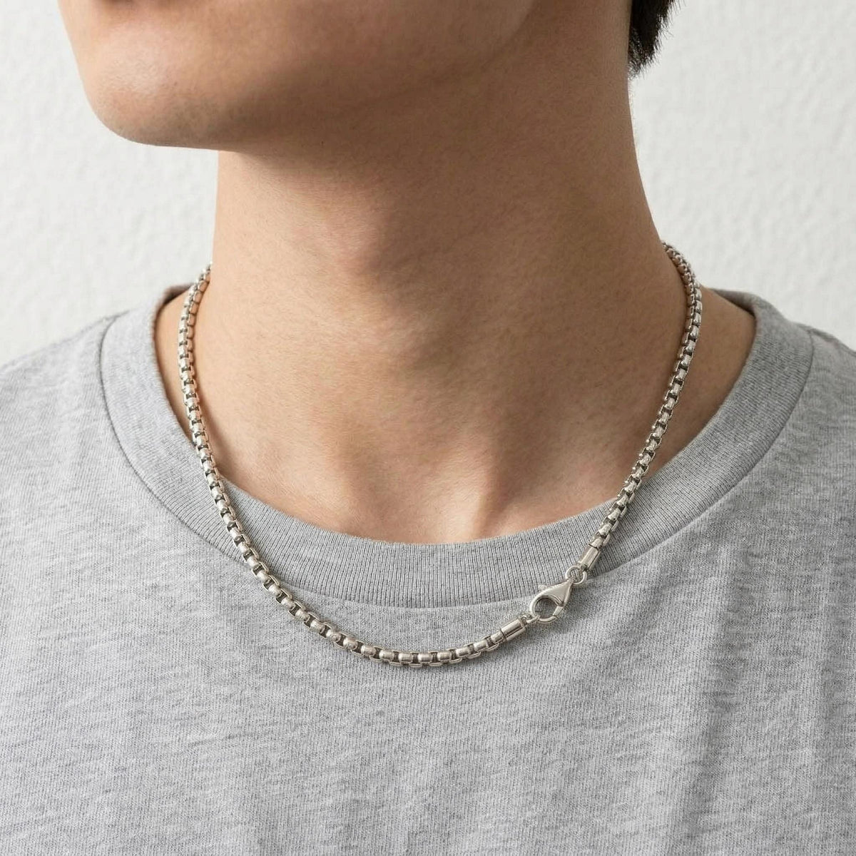 Chain By The Yard Durable Steel Chains: Rectangular Link, Box & Round Bead Styles | Tarnish-Resistant, Versatile Use | Sold Per Yard