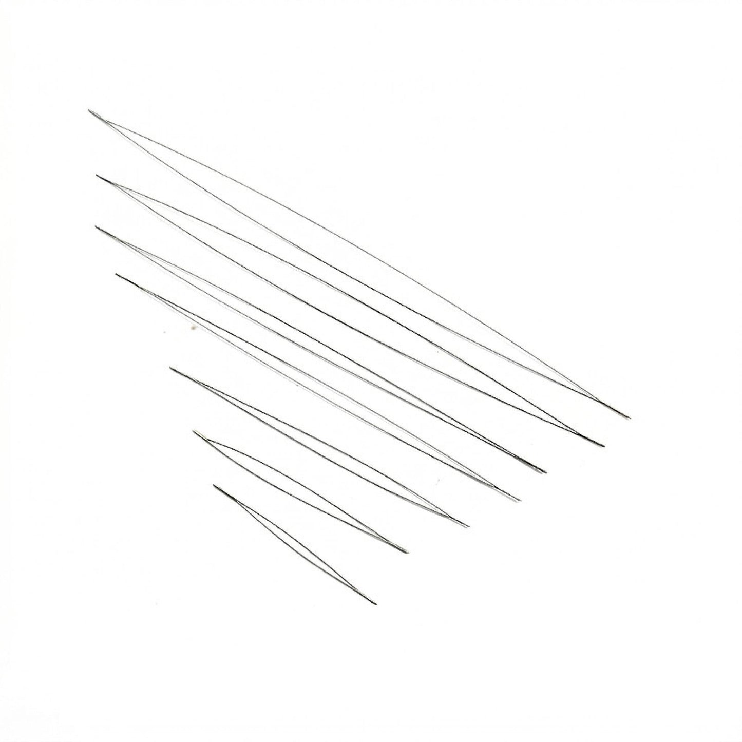 Big Eye Beading Needles Jewelry Making Tools, Large Soldered Eye (2.125" & 5", Assorted Packs, Steel)