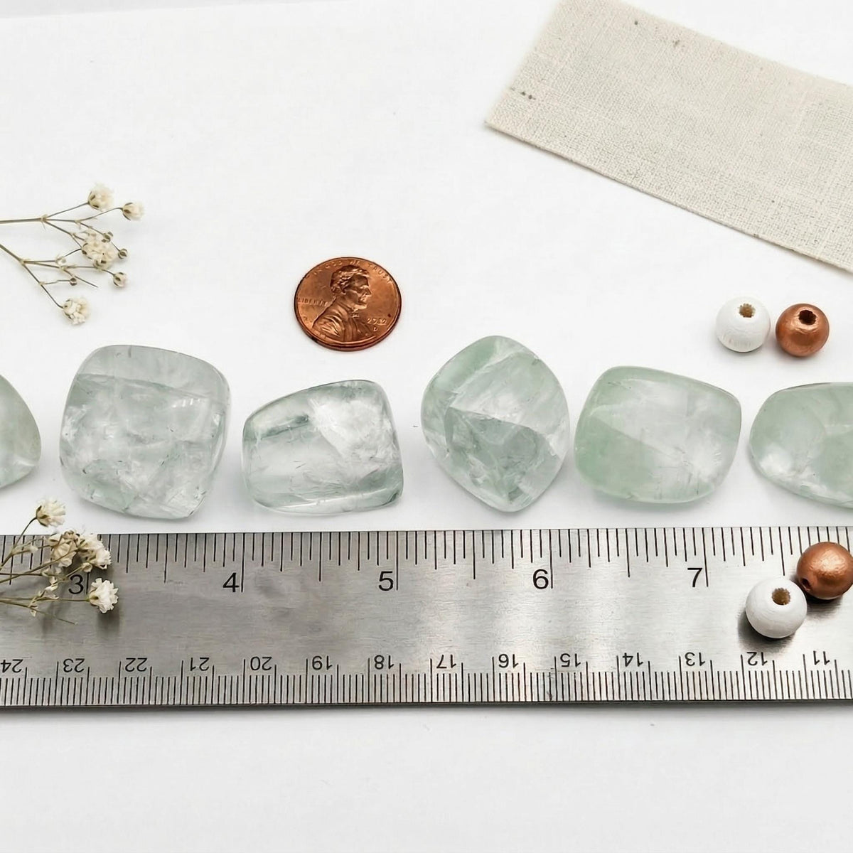 1 LB Green Quartz Nugget Beads, Large Natural Stone , Quartz Loose, Jewelry Making Supplies, Necklace Bracelet Earrings DIY 35-40 PCs/LB