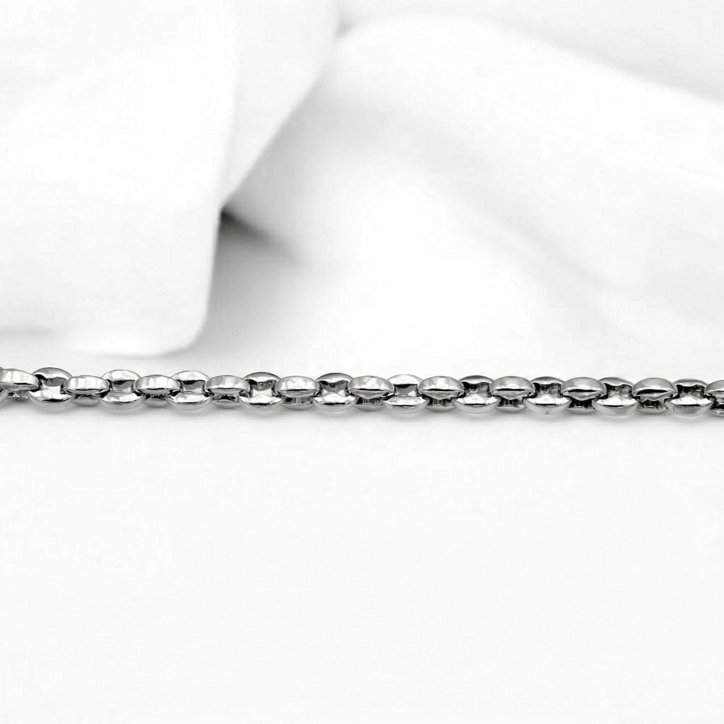Heart Link Rolo Chain Jewelry Supply: Stainless Steel Romantic Connector Links, Bright Finish (1-6mm Sizes, Charm Necklace & Bracelet Craft)