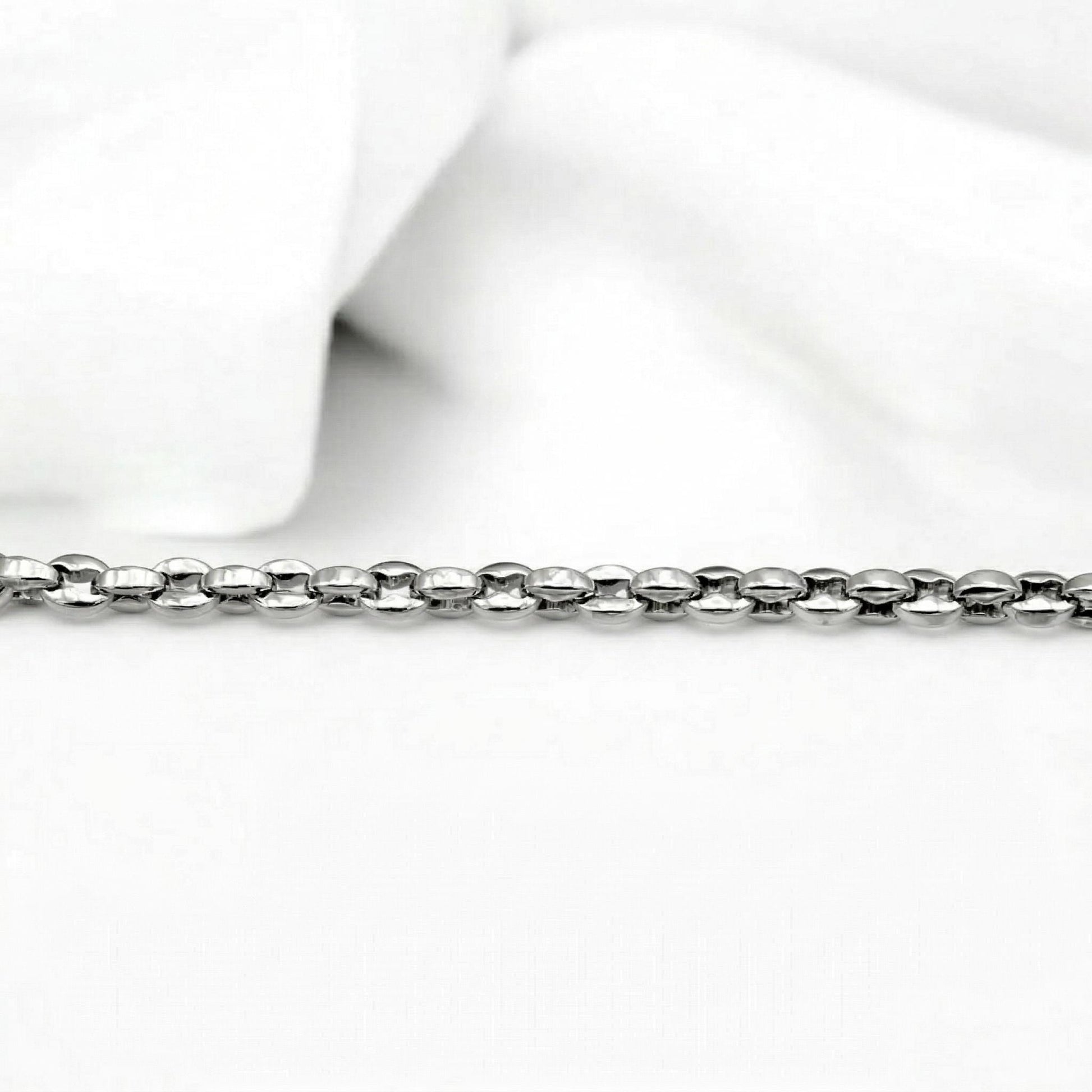 Heart Link Rolo Chain Jewelry Supply: Stainless Steel Romantic Connector Links, Bright Finish (1-6mm Sizes, Charm Necklace & Bracelet Craft)