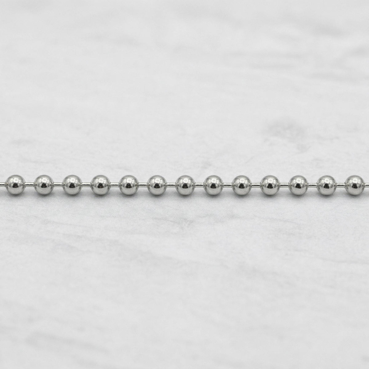 Chain For Jewelry: Stainless Steel Paper Clip, Ball & Link Chains | Silver Tone, Customizable | Sold By The Yard Or Roll