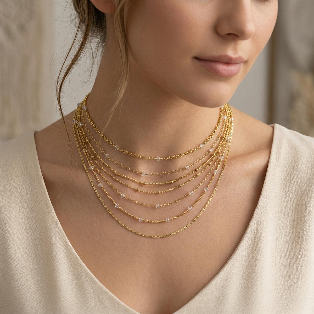 Dainty Gold Plated Chain Material: Refined Smooth Links, Rust Resistant (2-3mm Width, Stainless Steel, Jewelry Craft)
