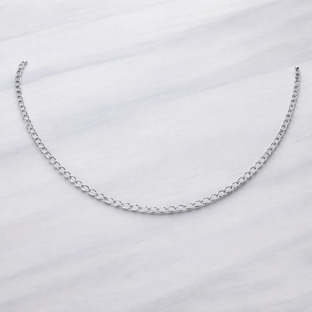 Bar Chain Satellite Jewelry Chain: Silver Tone Stainless Steel Craft Links (Bar, Beaded & Extension Styles, 11 Yard Roll)