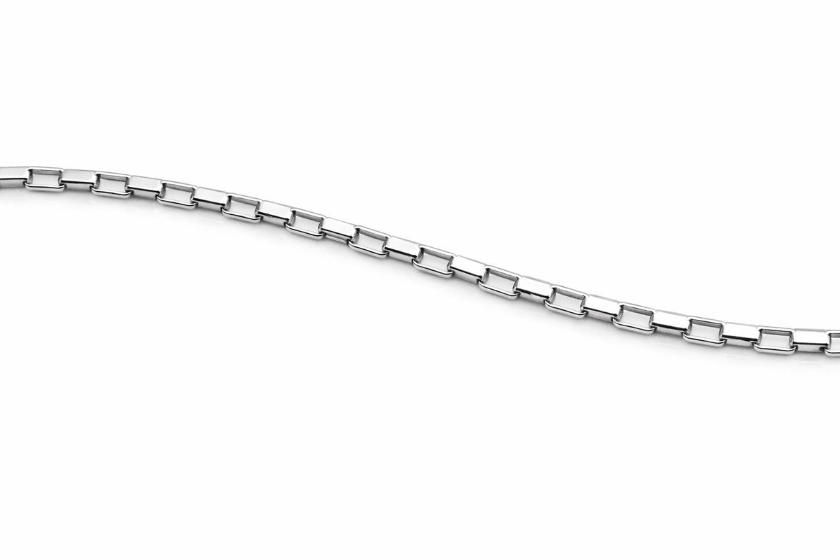 Chain By The Yard Durable Steel Chains: Rectangular Link, Box & Round Bead Styles | Tarnish-Resistant, Versatile Use | Sold Per Yard