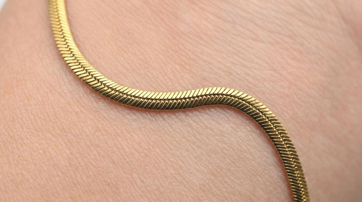 Gold And Silver Box Snake Paperclip Chain - Mixed Metal Jewelry Supply - Layered Necklace, Bracelet Links, Durable Stainless Steel