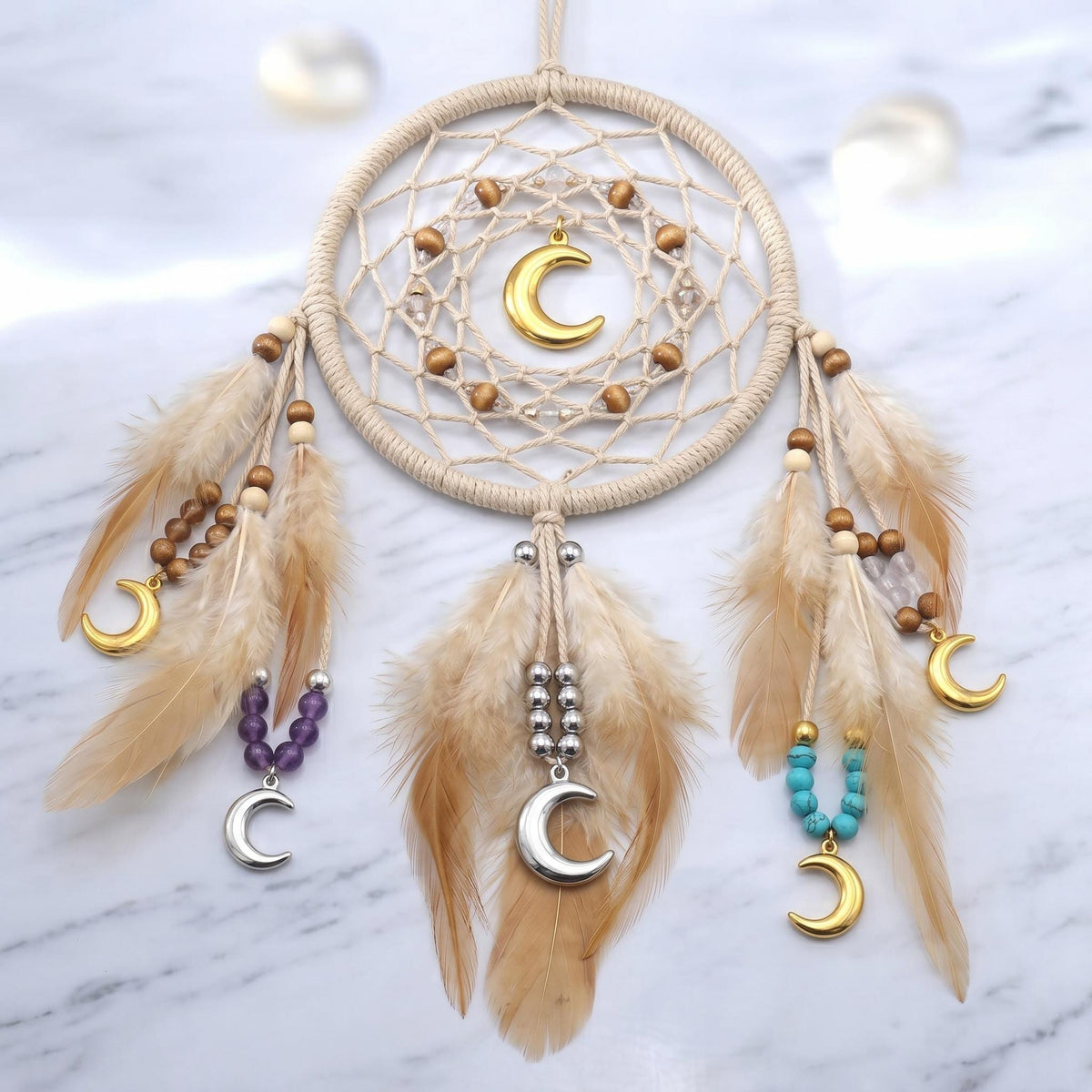 Moon Charm Pendant Jewelry Supplies: Puffy Crescent Moon, Gold Or Silver Stainless Steel (3 PCs, DIY Earrings)