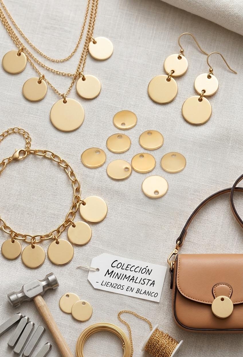 18K Gold Filled Alternative Name Tag Round: Tarnish-Resistant Discs - 8mm, 1mm Hole, Jewelry Craft Supplies