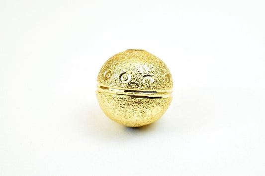 18K Gold Filled Alternative Stardust Bead: Diamond Cut Round Spacer, Durable Gold Finish (8mm/10mm/12mm Crafting)