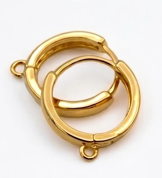 18K Gold Filled Alternative Ball Earring Posts: Durable Dainty Design - Waterproof Finish, Lead Nickel Free, Boutique Jewelry Findings