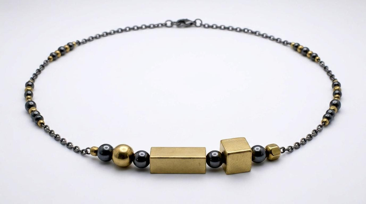 Gold-Plated Stainless-Steel Spacer Beads Shapes, Box, Cube, and Bar Spacers for Jewelry Making, DIY Bracelet & Necklace Findings.