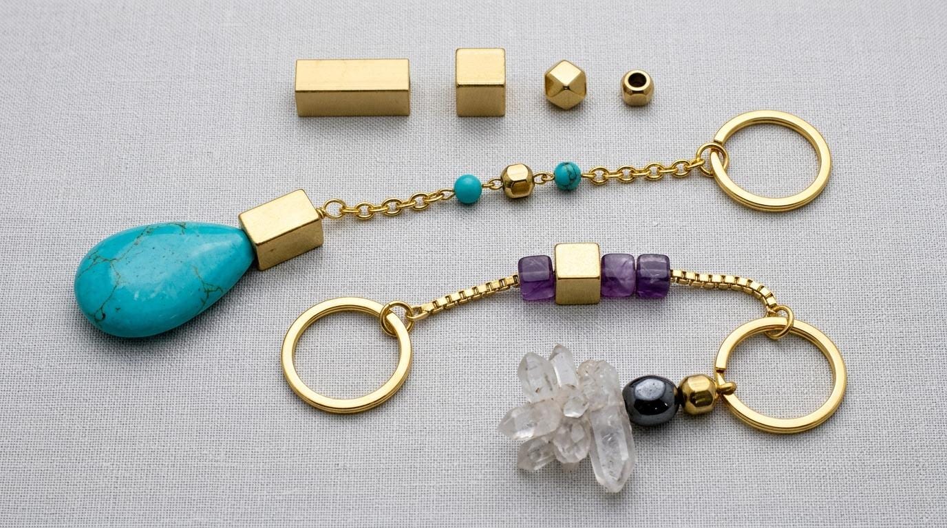 Gold-Plated Stainless-Steel Spacer Beads Shapes, Box, Cube, and Bar Spacers for Jewelry Making, DIY Bracelet & Necklace Findings.