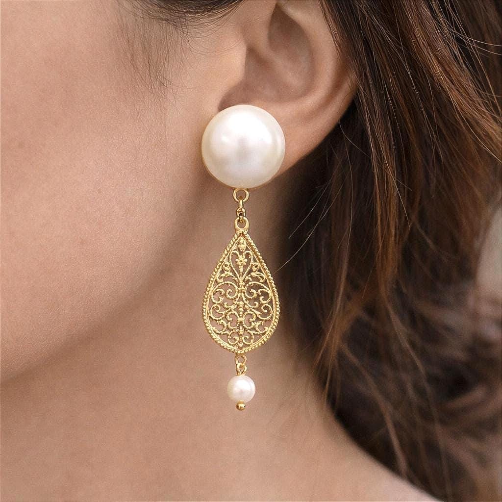 Gold Stainless Steel Stud Earring Posts Flat Pad with Loop & Ball Stud Findings Hypoallergenic Jewelry Making Supplies