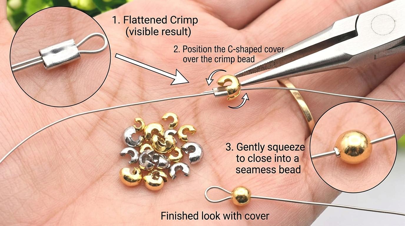 Gold Silver Knot Covers: Smooth Dome Half-Round Shape - Stainless Steel, Jewelry Repair and Finishing 12 PCs/PK