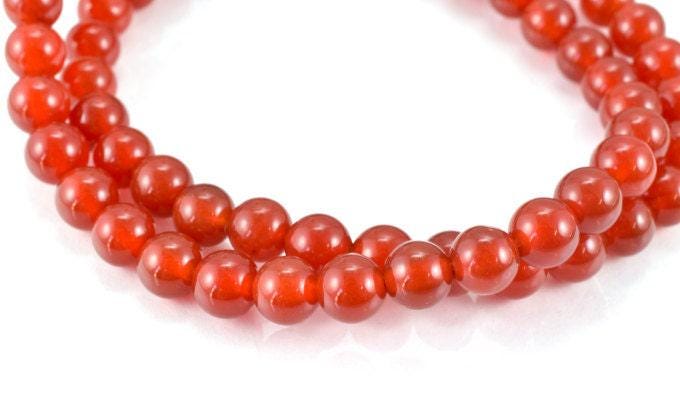 New Carnelian Gemstone Round Beads 4mm, 6mm, 8mm, 10mm, 12mm and 18mm loose Beads birthstone natural Beads for jewelry making