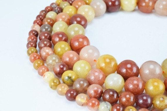 Natural Golden Wire Jade Gemstone Beads Gemstone Round Beads 6mm,8mm,10mm,12mm Natural Stones Beads Healing chakra stones for Jewelry Making