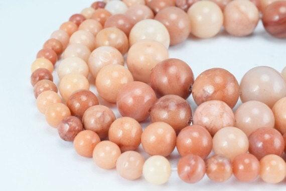 Natural Red Aventurine Gemstone Beads, Gemstone Round Beads 6mm,8mm,10mm,12mm Natural Stones Beads Healing chakra stones for Jewelry Making