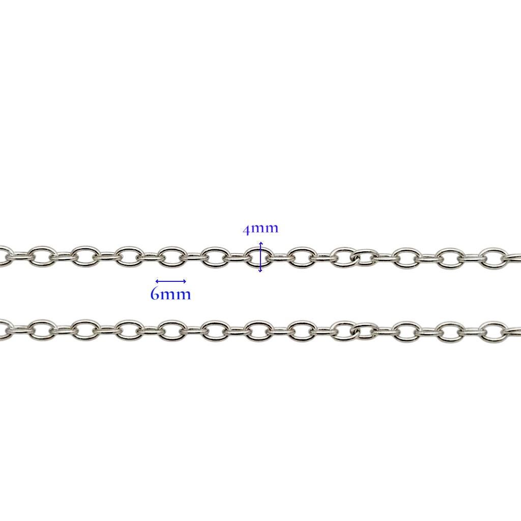 The stainless steel extender chain neatly packaged in an eco-friendly bag, ready for shipping to jewelry makers.